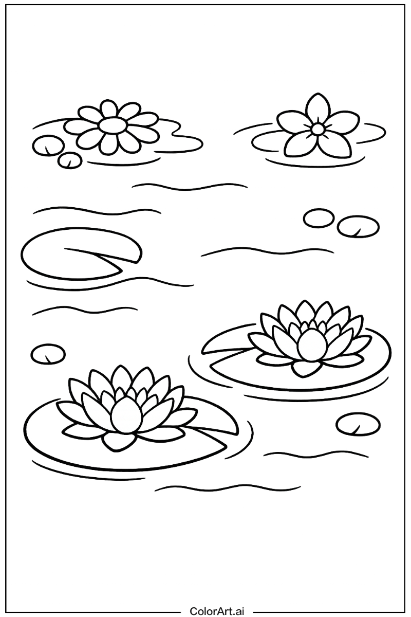 water with Flowers 3