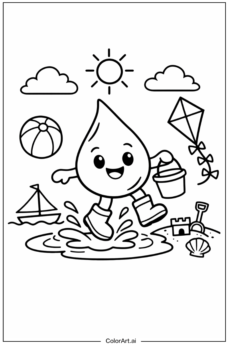 water Playing Outside 1