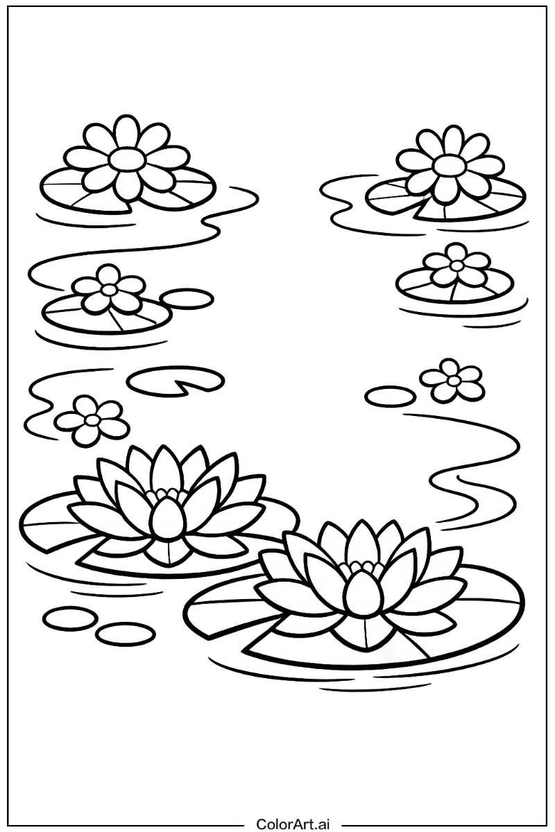 water with Flowers 5