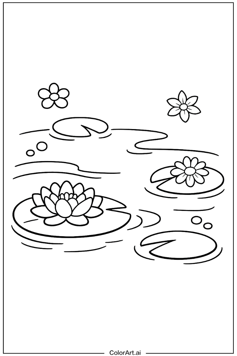 water with Flowers 1