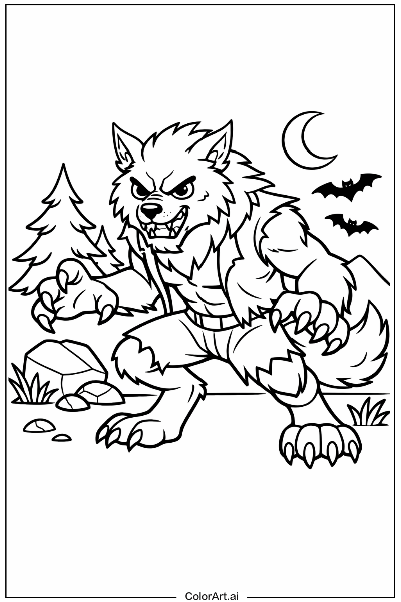 Beta werewolf Werewolf Scene