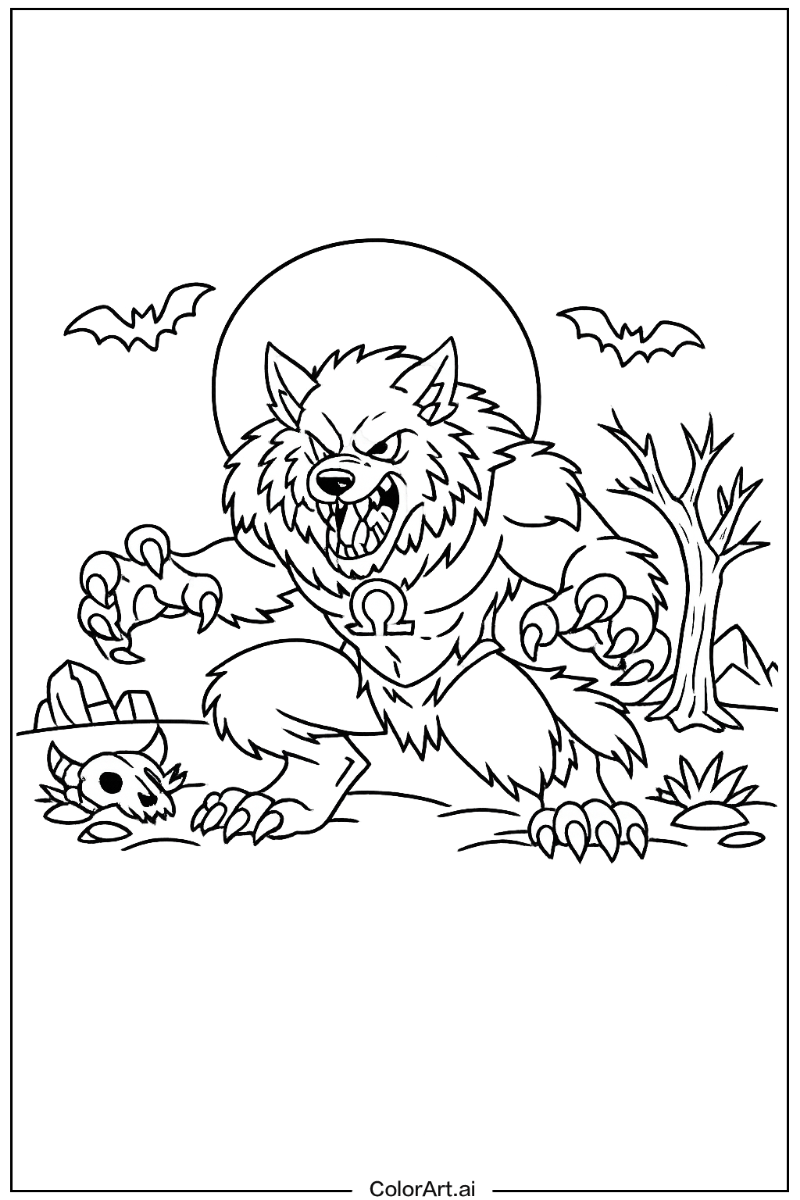 Werewolf with Omega werewolf Theme