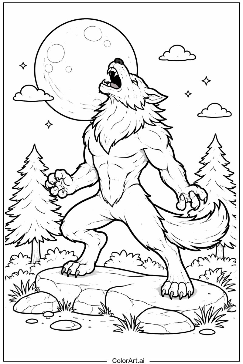 Lone werewolf Werewolf Scene