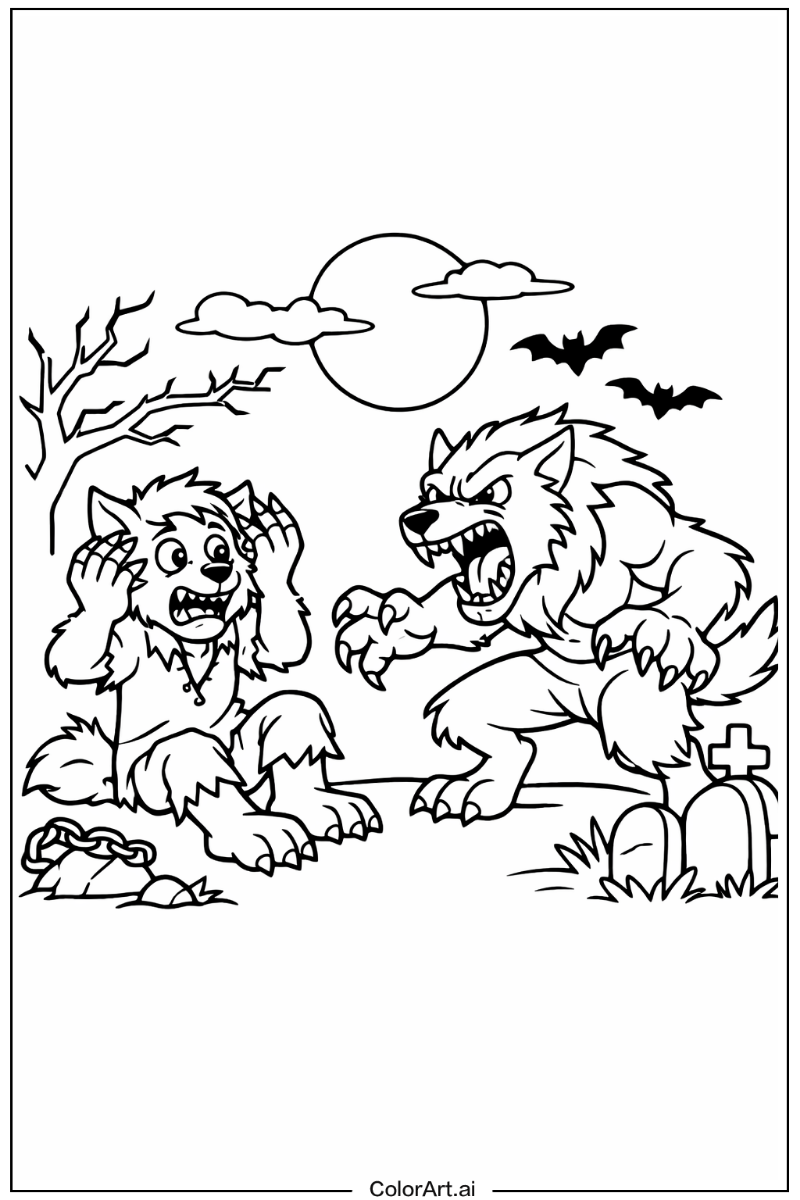 Werewolf with Cursed werewolf Theme