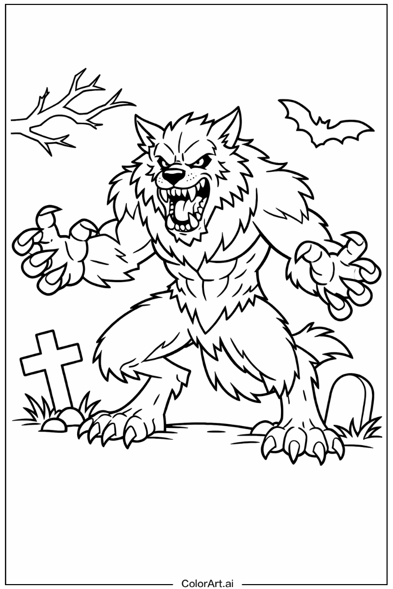 Werewolf with Horror werewolf Theme