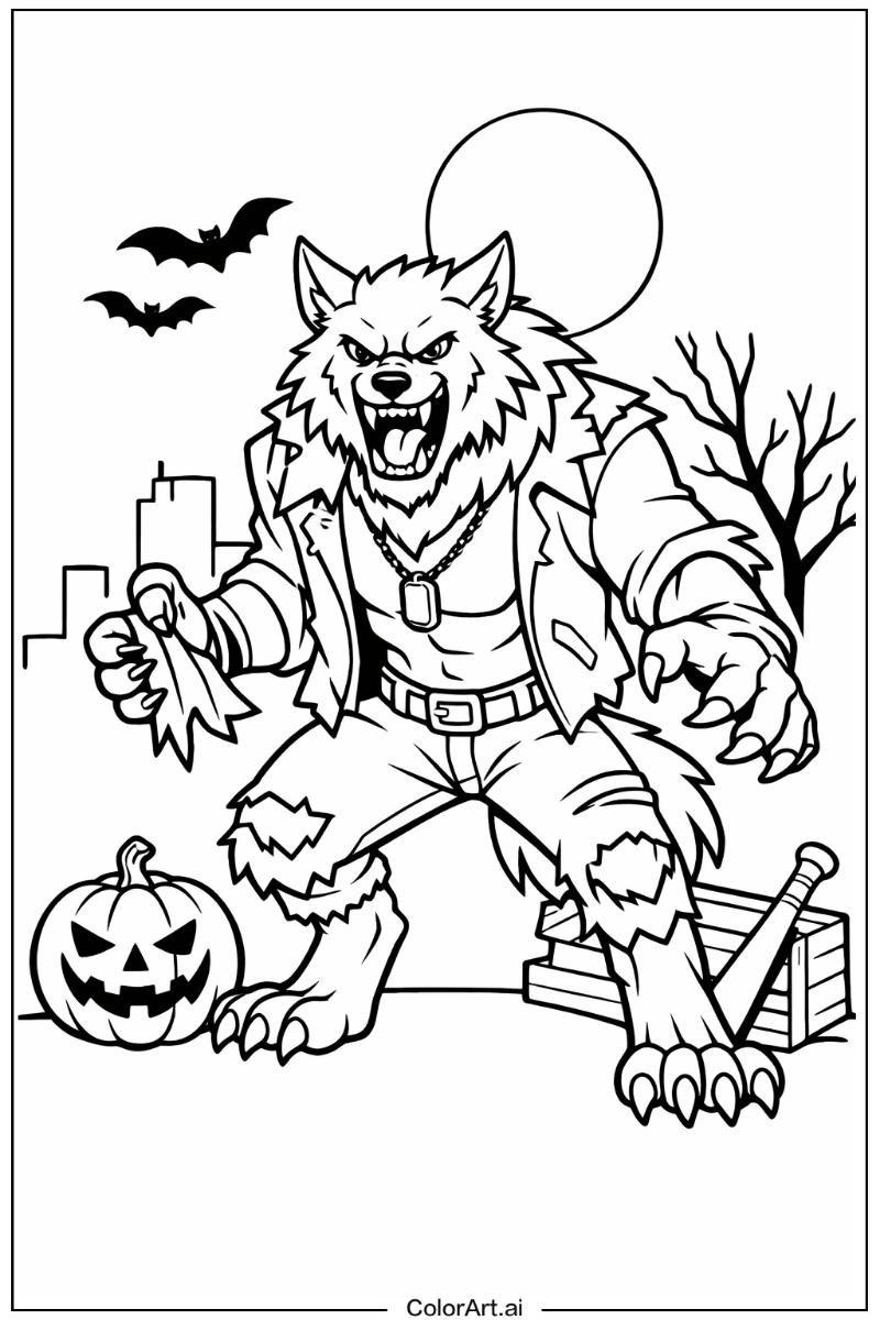 Werewolf with Modern werewolf Theme