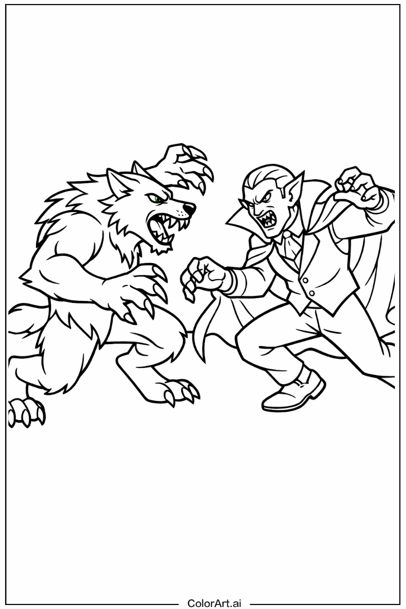 Werewolf vs vampire Werewolf Design