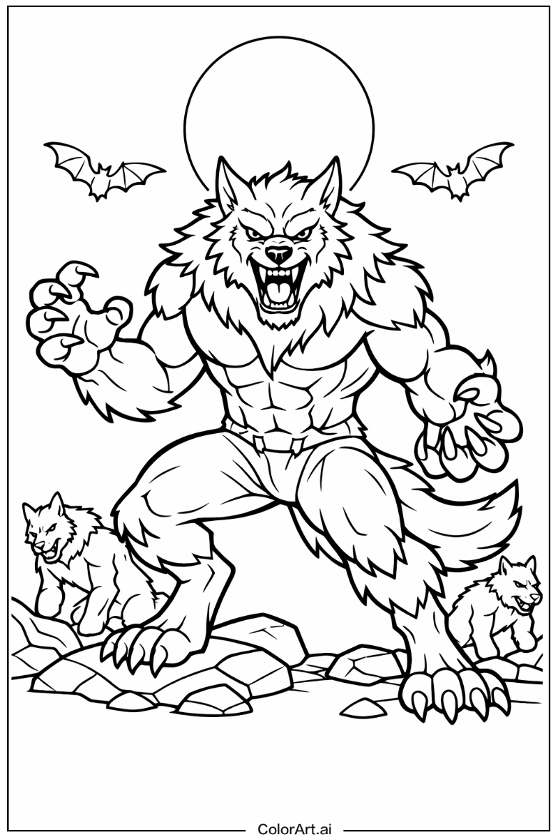 Alpha werewolf Werewolf Design
