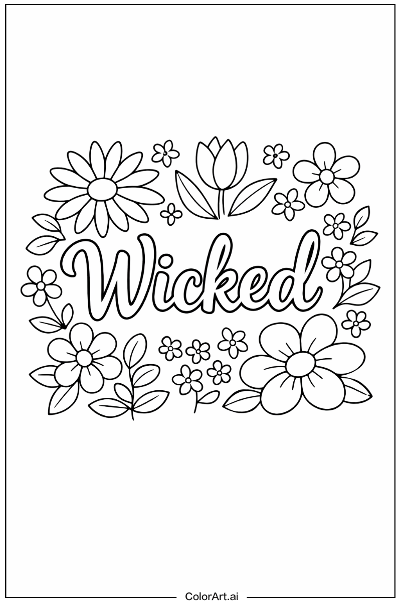 Wicked with Flowers 2