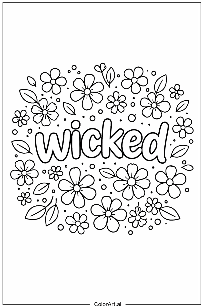 Wicked with Flowers 5