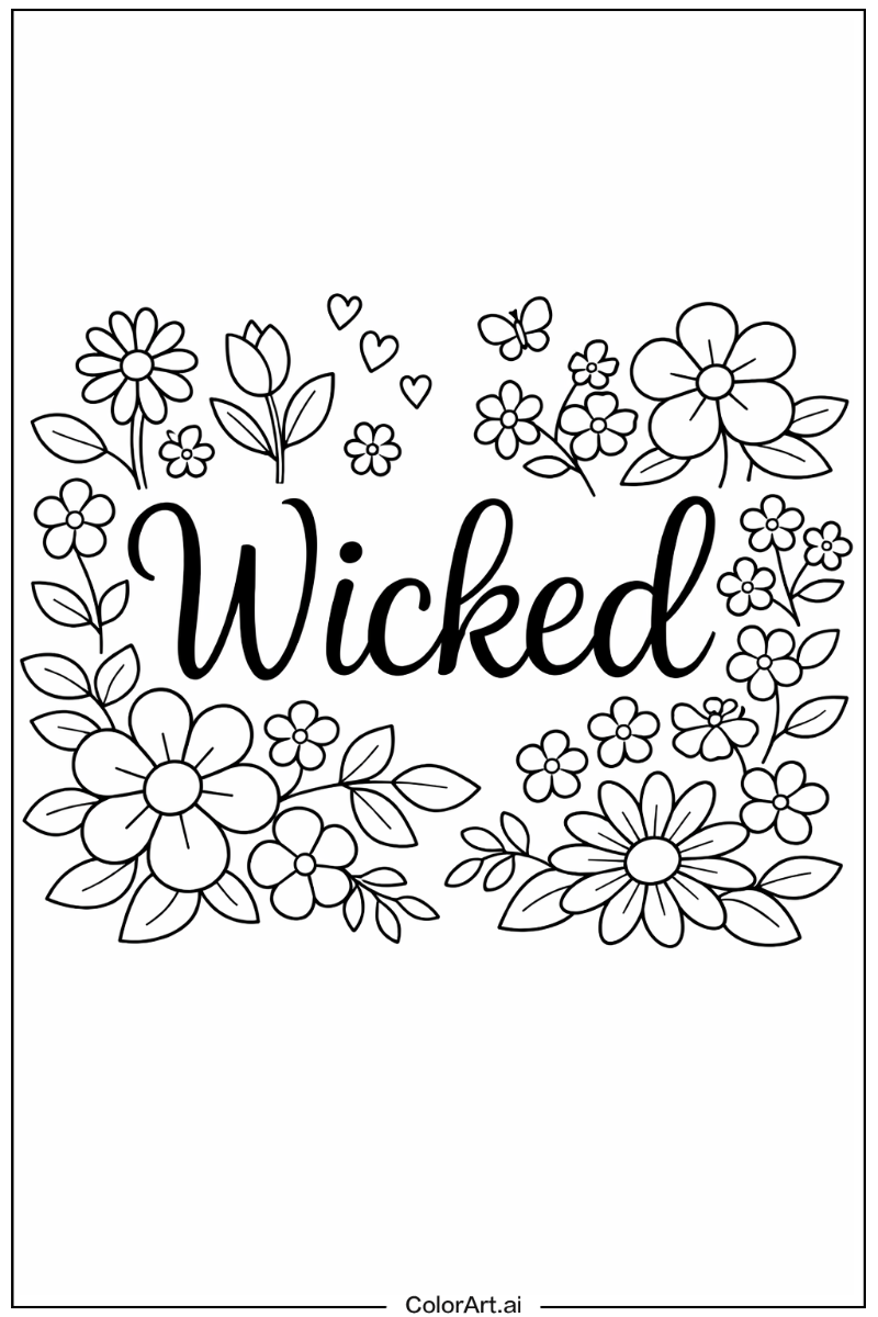 Wicked with Flowers