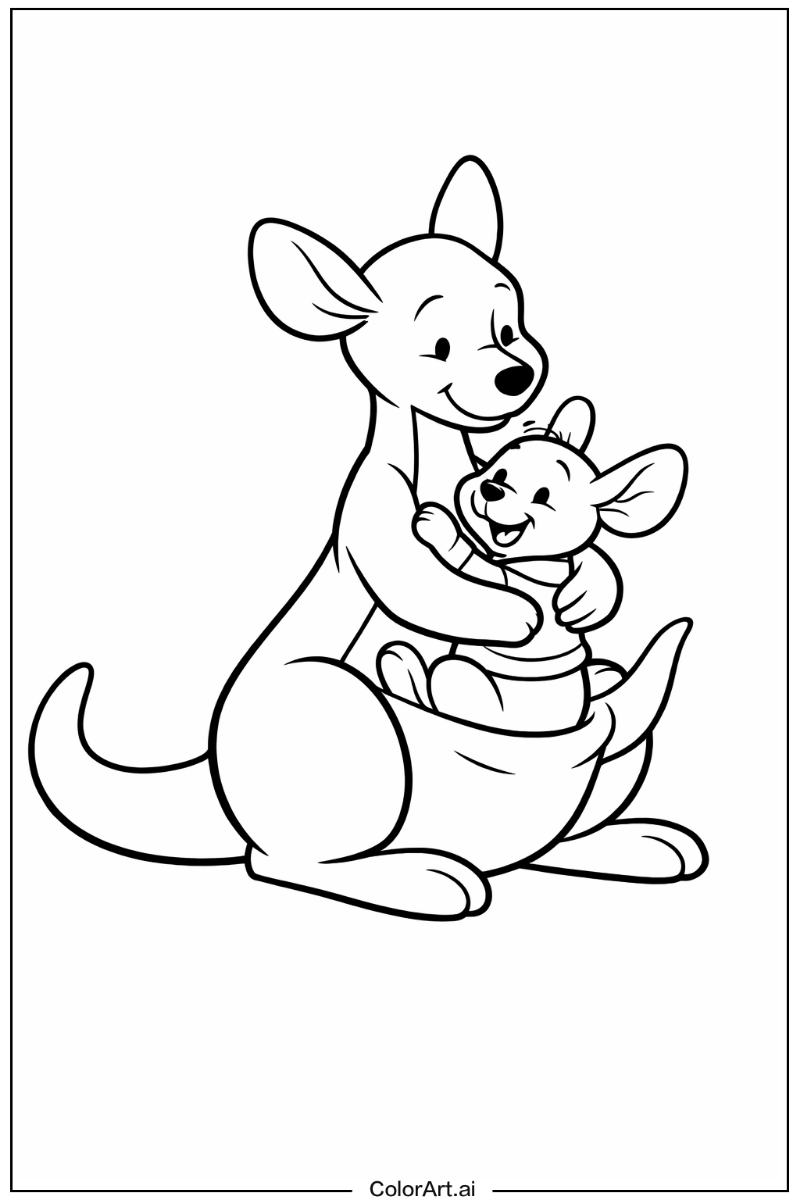 Kanga and roo together Winnie the pooh Scene 2