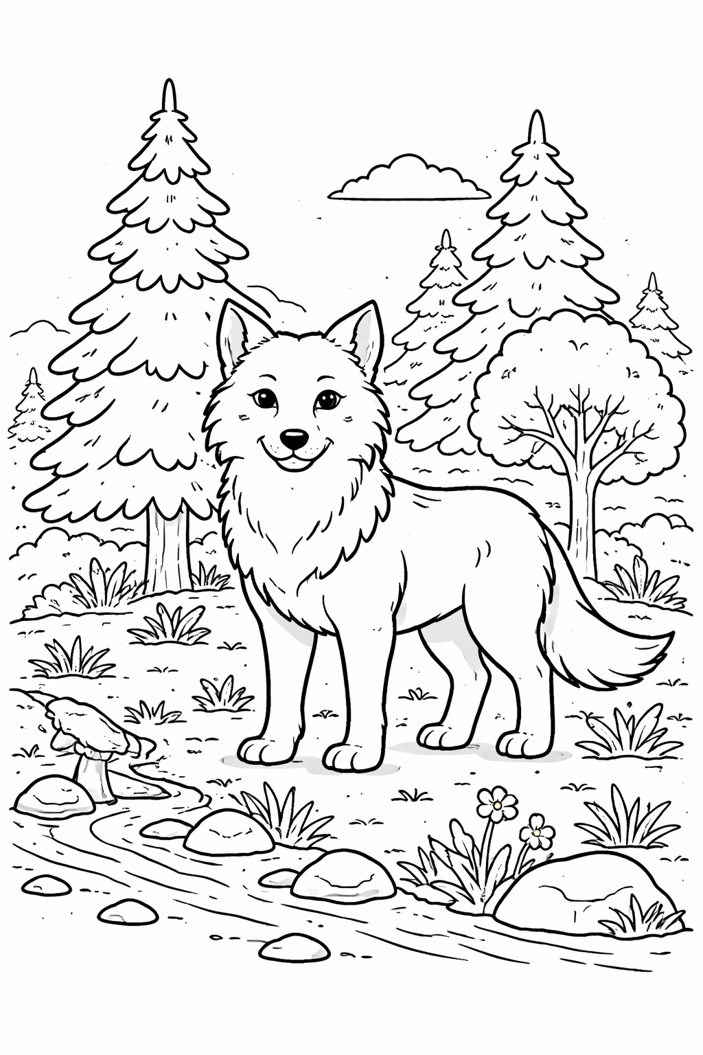 Wolf in Nature 5