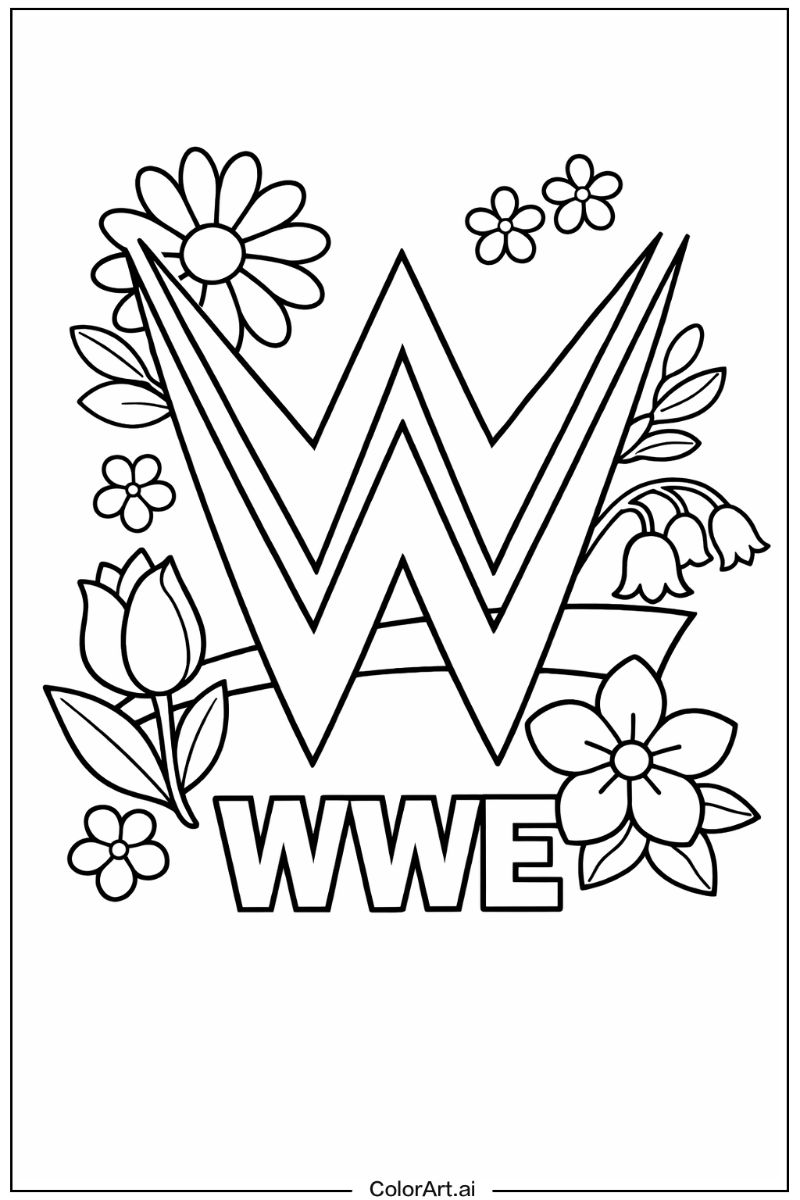 WWE with Flowers 3