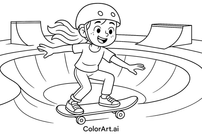 A Young Skater’s Bowl Adventure