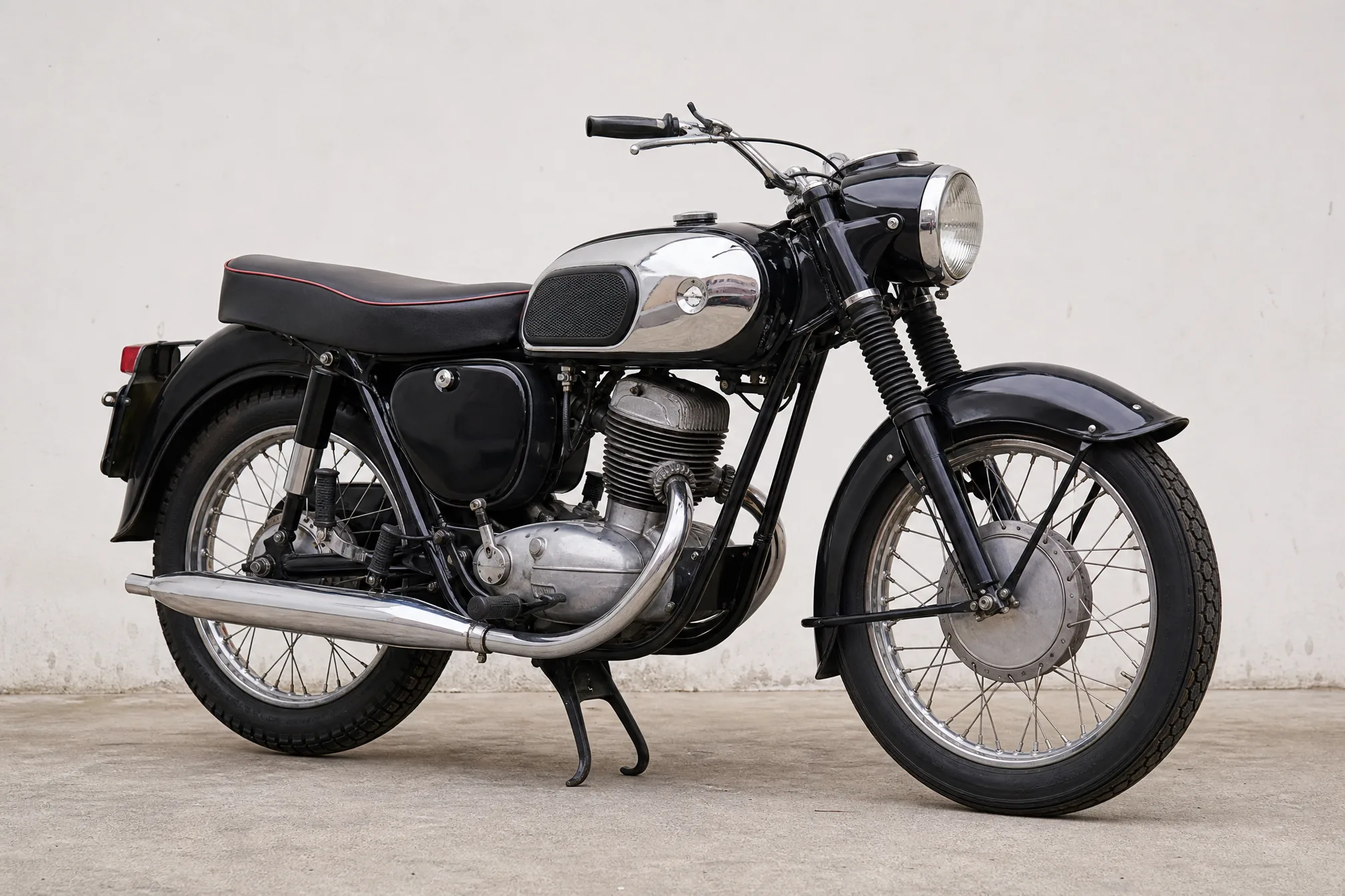 A color photograph of a motorcycle ready to upload and convert to line art