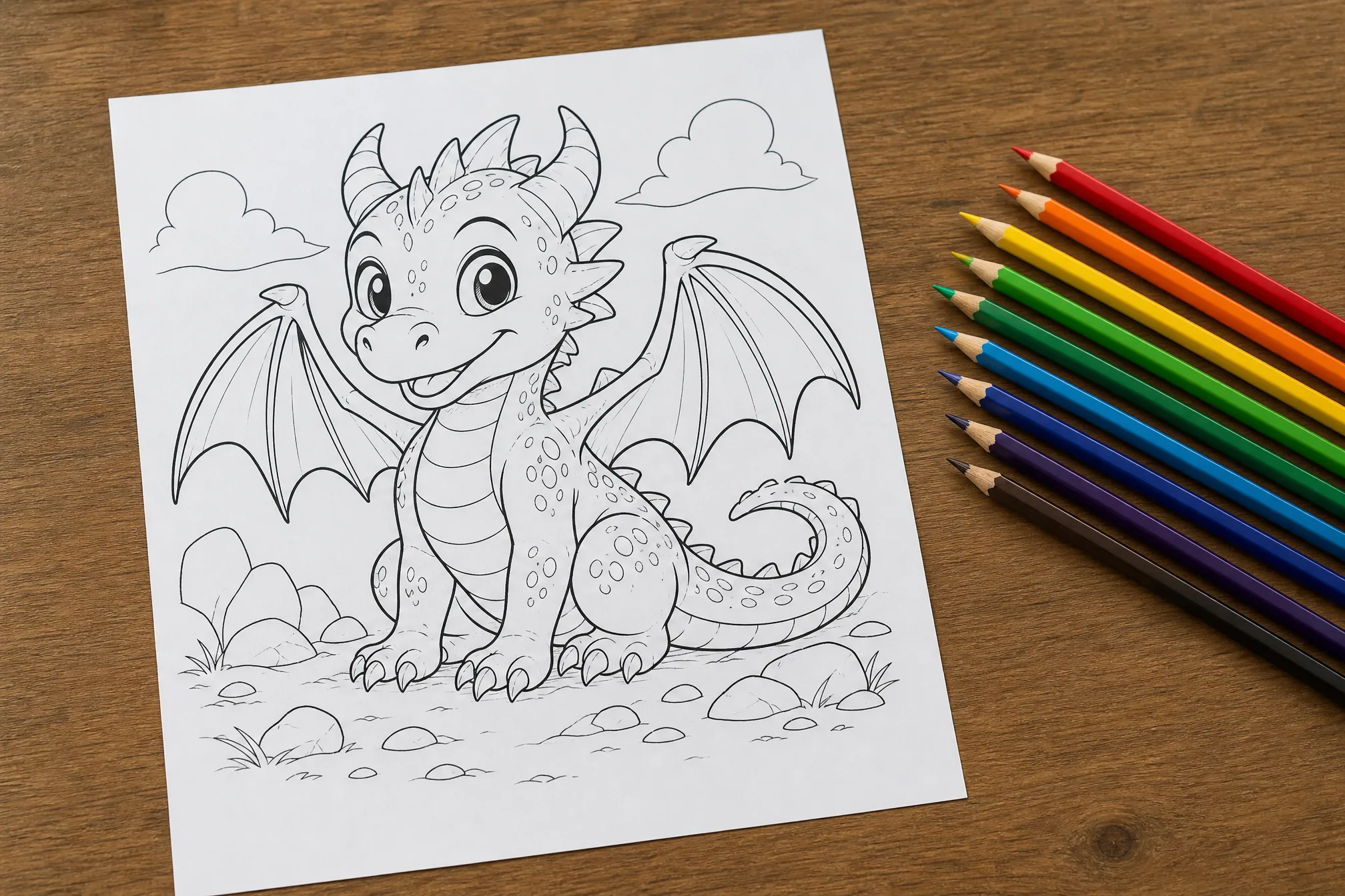 A finished line drawing converted from an image, ready to download