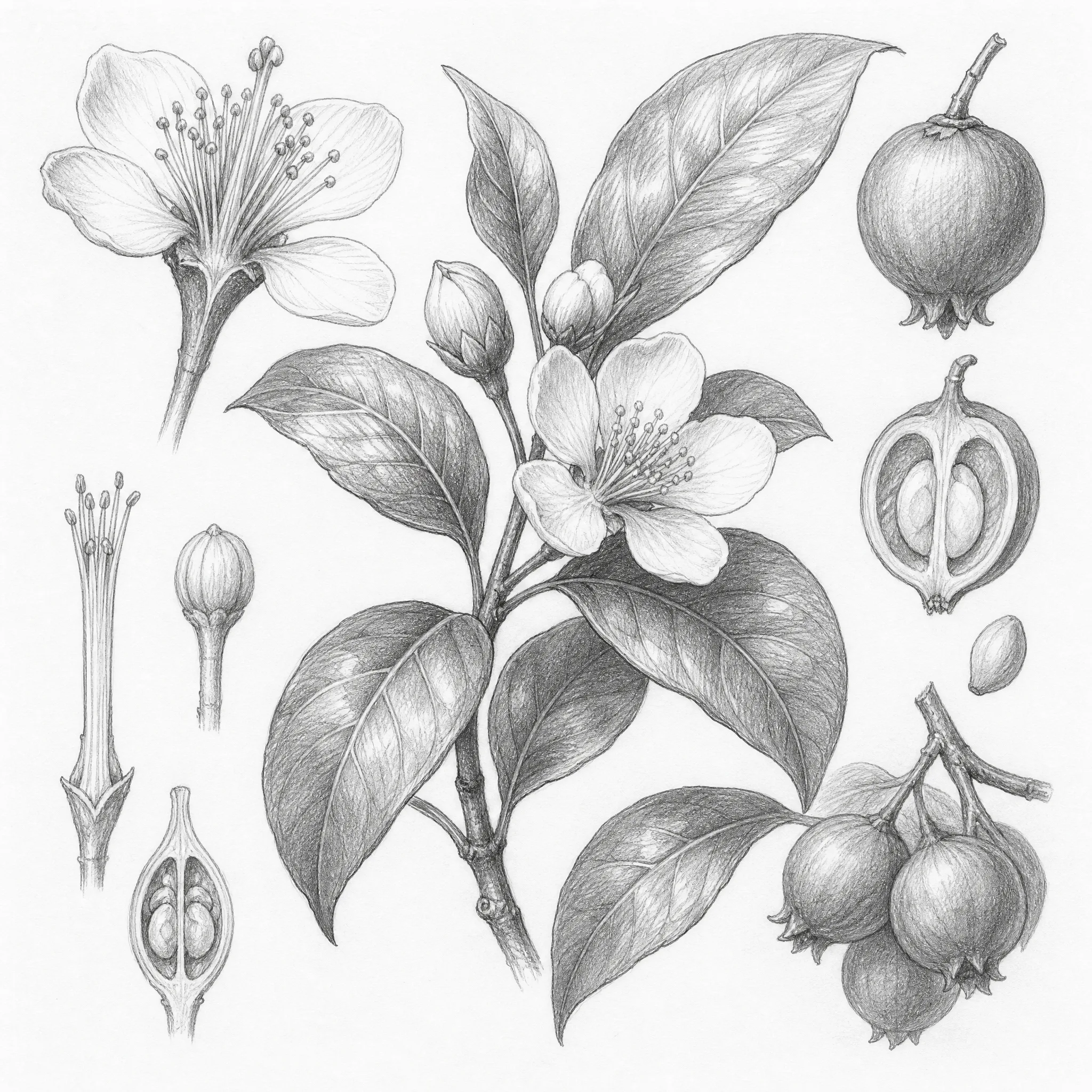 A pencil sketch print ready to frame on a wall