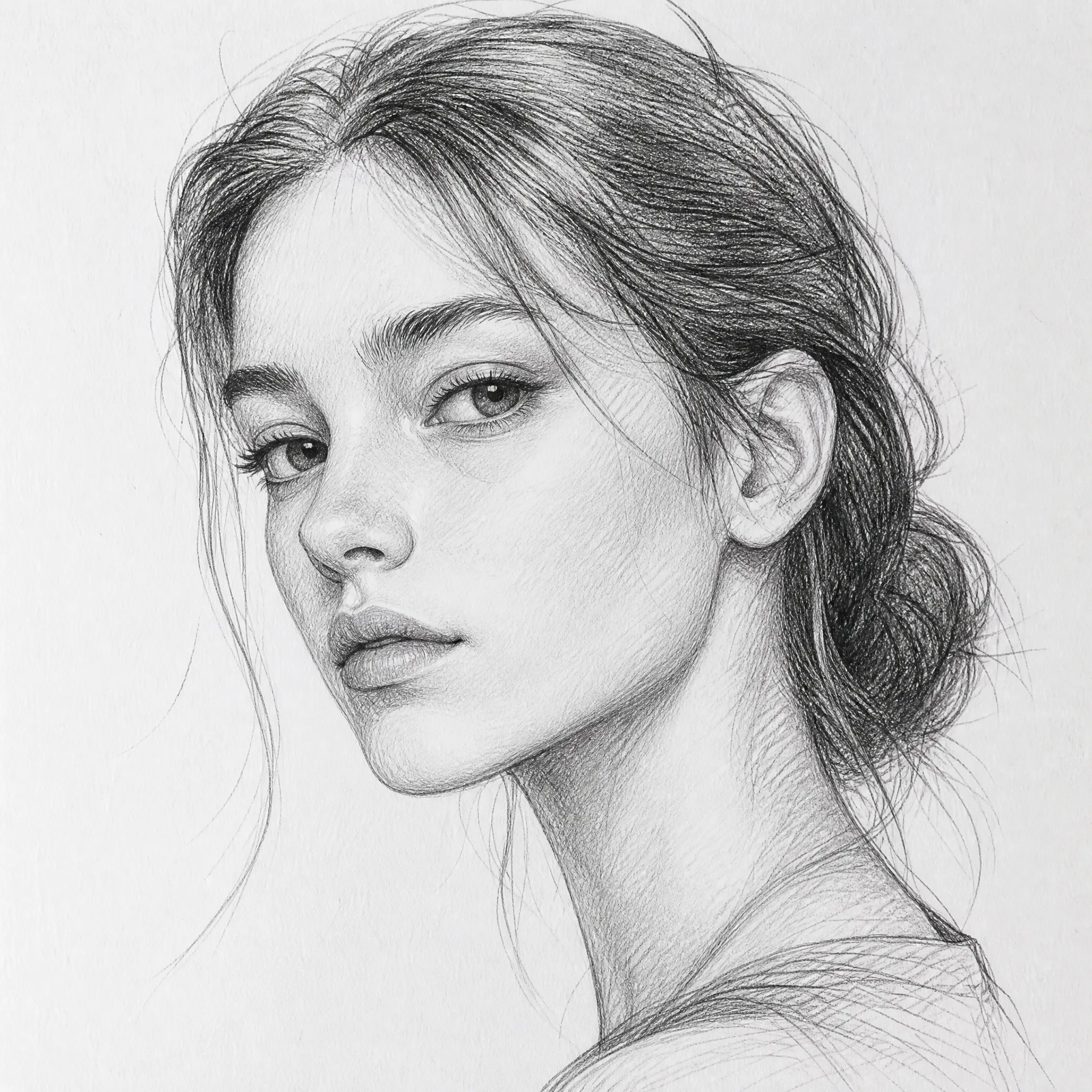 A pencil sketch of a photo printed and framed as wall art