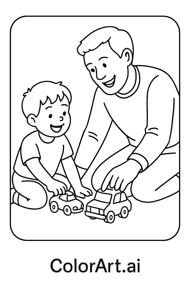 22 Free Father's Day Coloring Pages