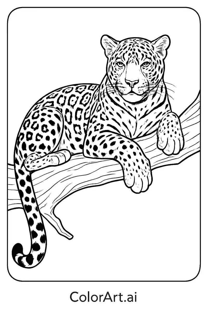 Jaguar Coloring Page: The Ultimate Guide to Capturing Nature's Spotted Elegance