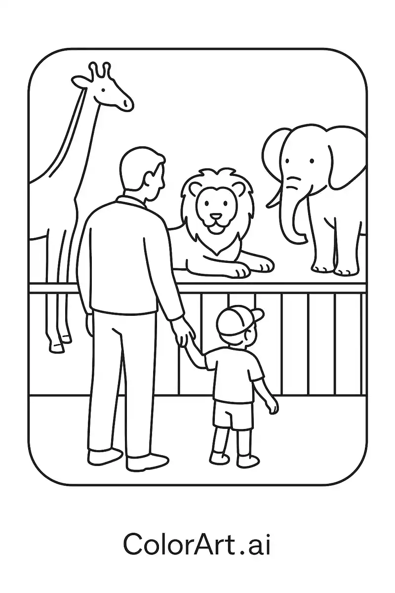 22 Free Father's Day Coloring Pages