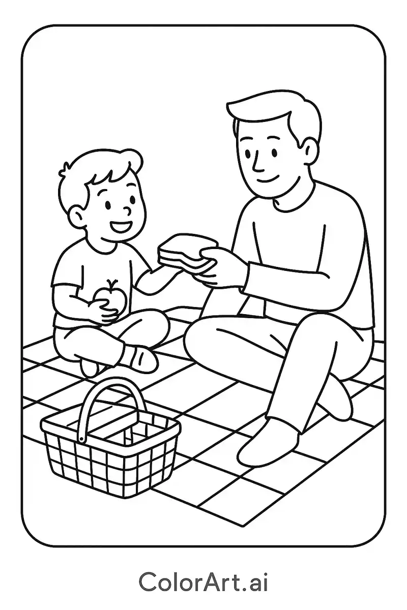 22 Free Father's Day Coloring Pages